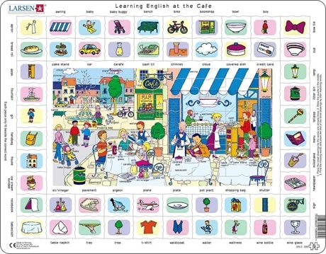 Pussel - English Learning puzzle 2 – At the cafe