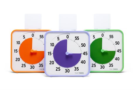 Time Timer Medium 3-pack orange/lila/grön