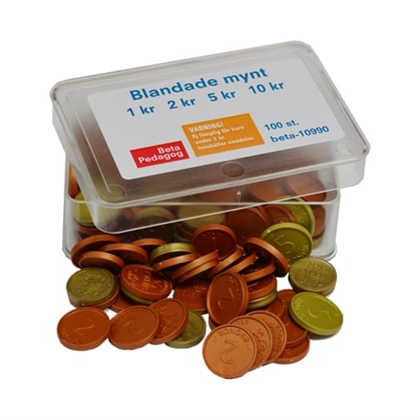 Myntask - blandade mynt