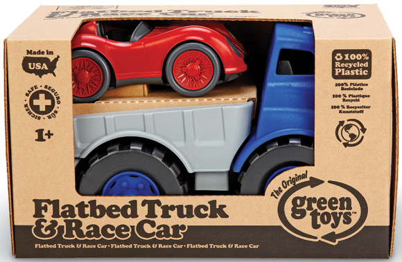 Green Toys Last- & Racerbil