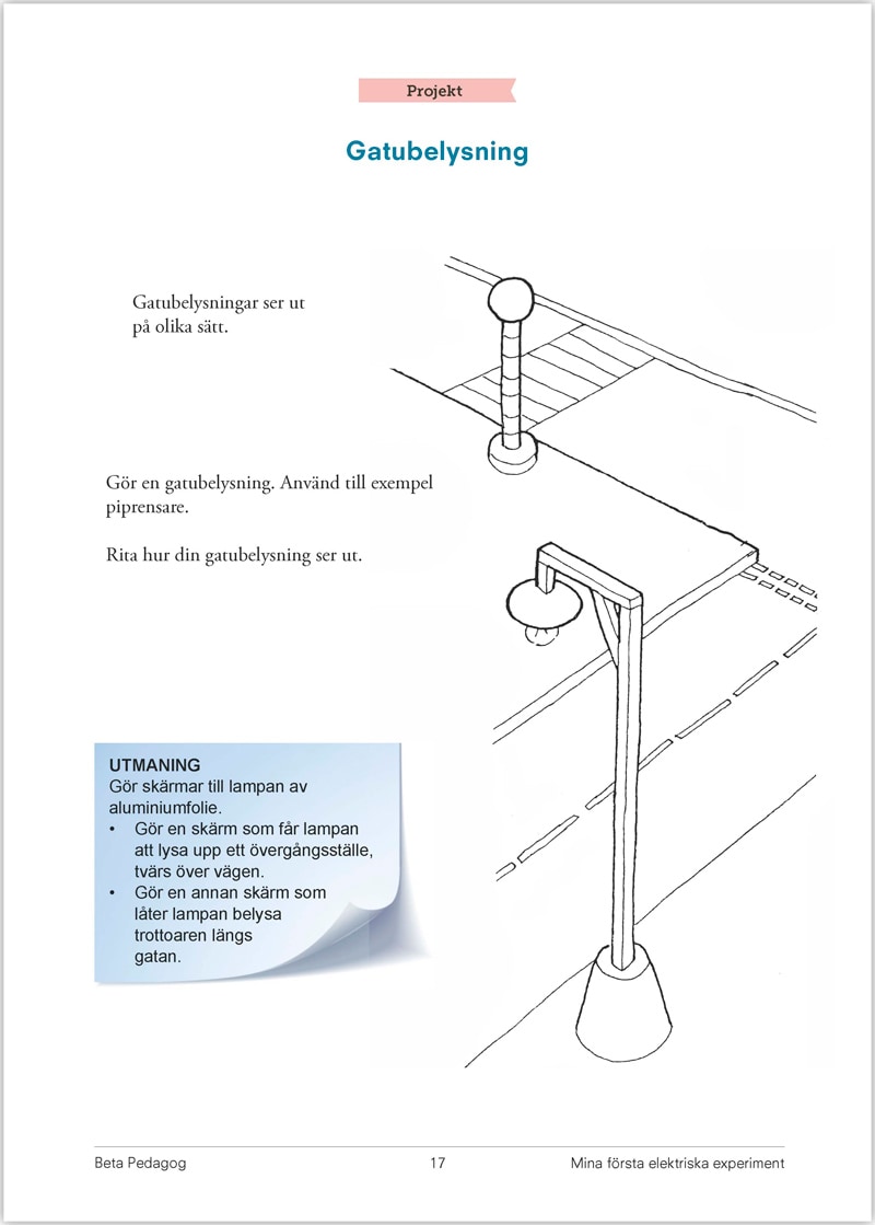 Mina första elektriska experiment