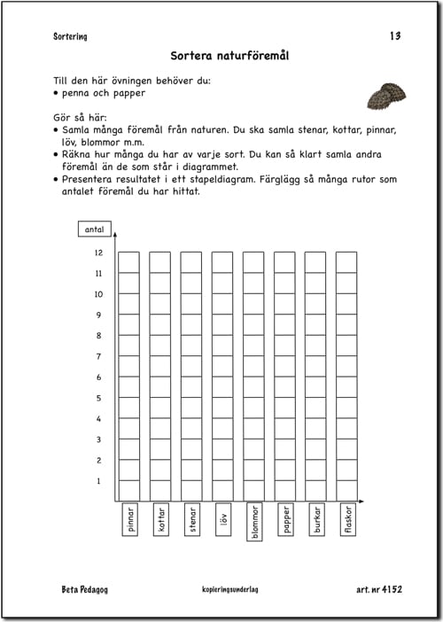 Mattemeny 2, Sortering