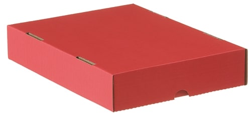 Låda A5 röd / 10-pack
