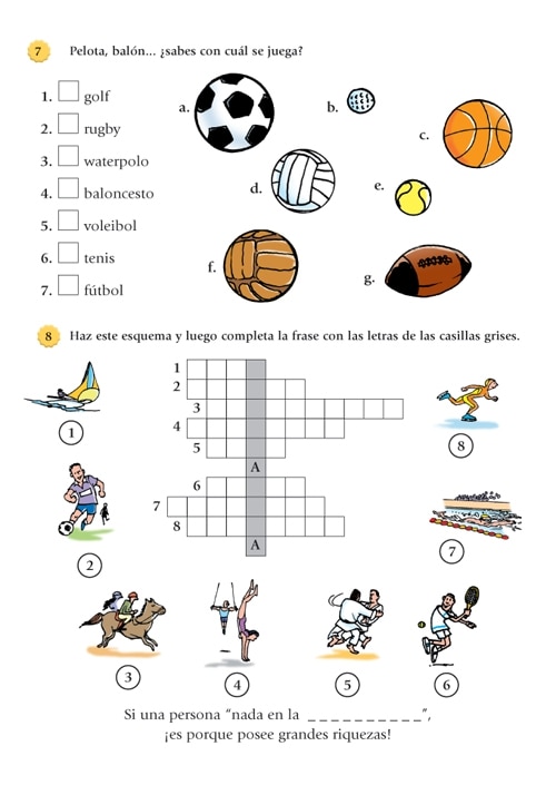 El español con juegos y actividades 2