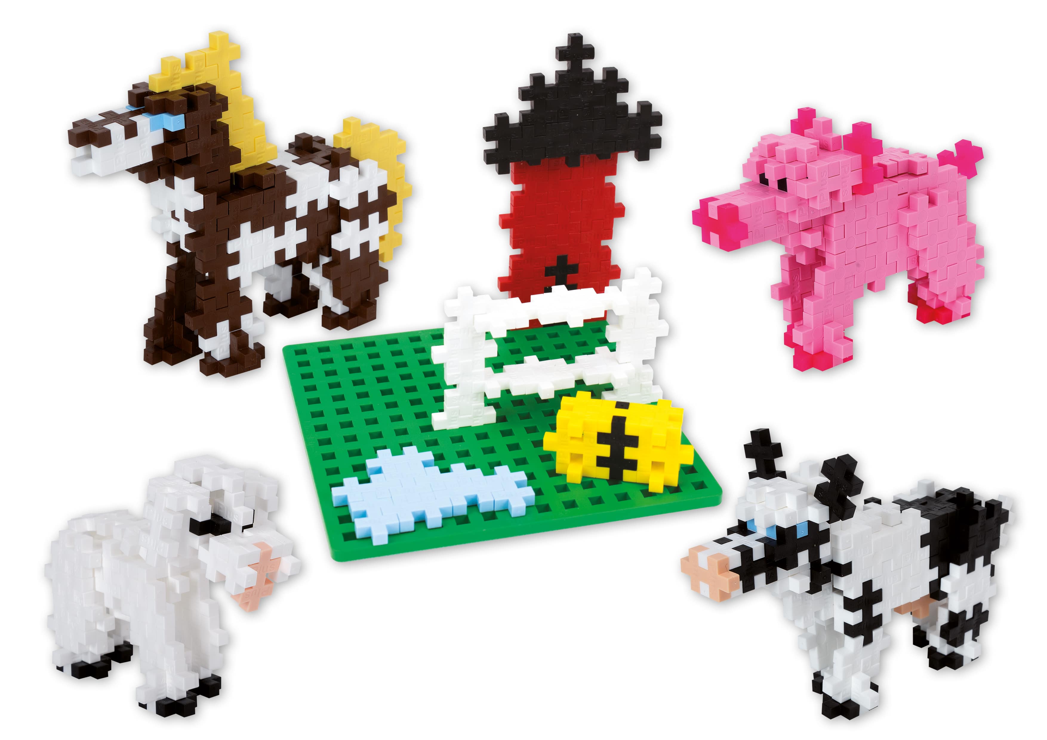 Plus Plus Basplattor gröna / 12-pack