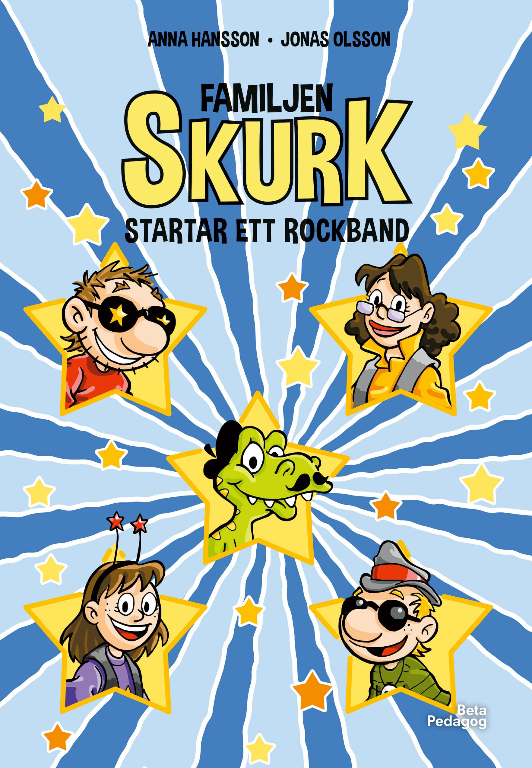 Familjen Skurk startar ett rockband