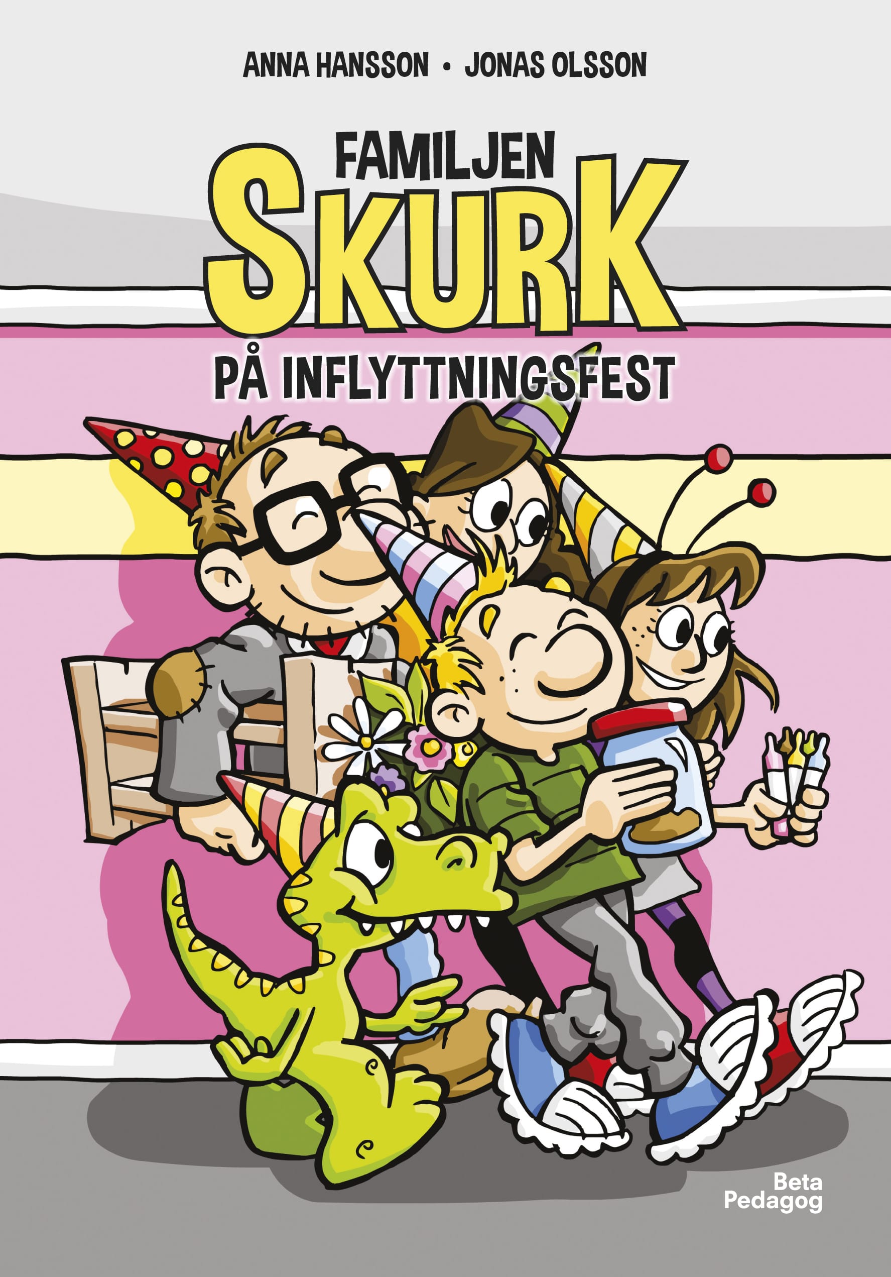 Familjen Skurk på inflyttningsfest