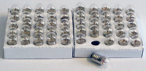 Glödlampor 3,5 volt / 50-pack