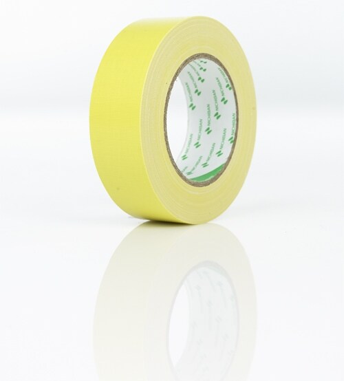 Textiltejp 50 mm Gul