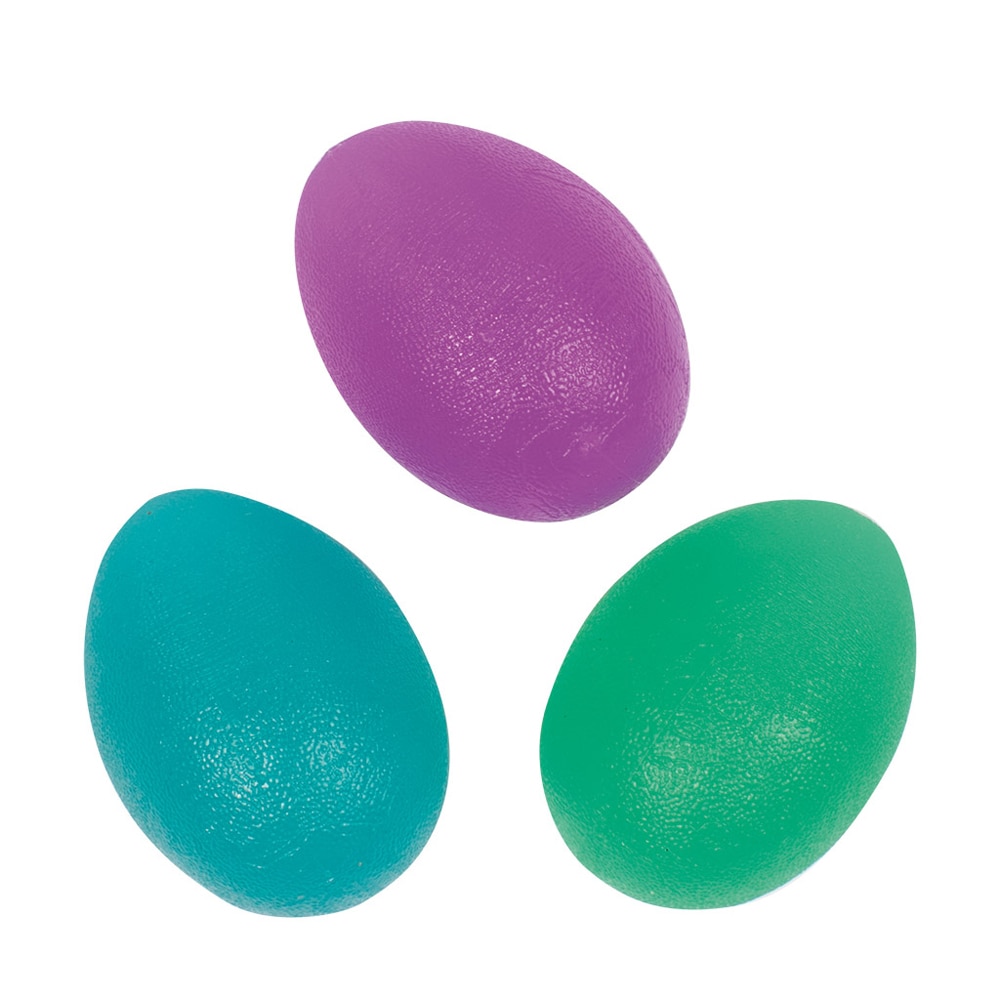 Stressbollar, äggformade 3 st