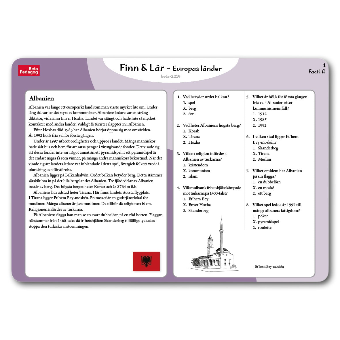 FINN & LÄR Europas länder