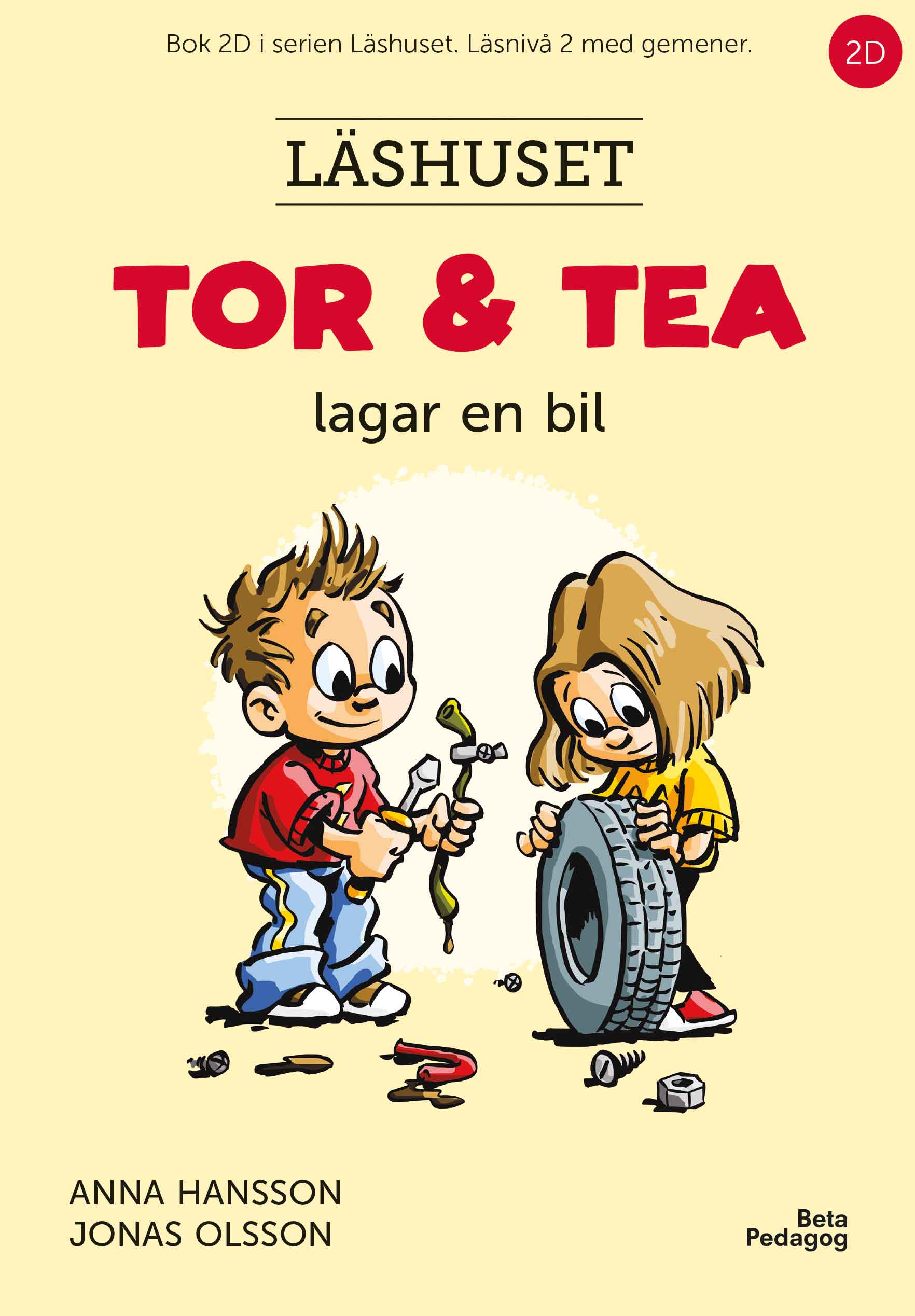 Tor och Tea lagar en bil