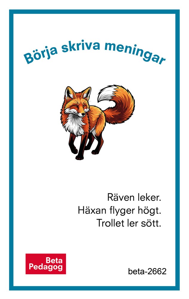 Börja skriva meningar