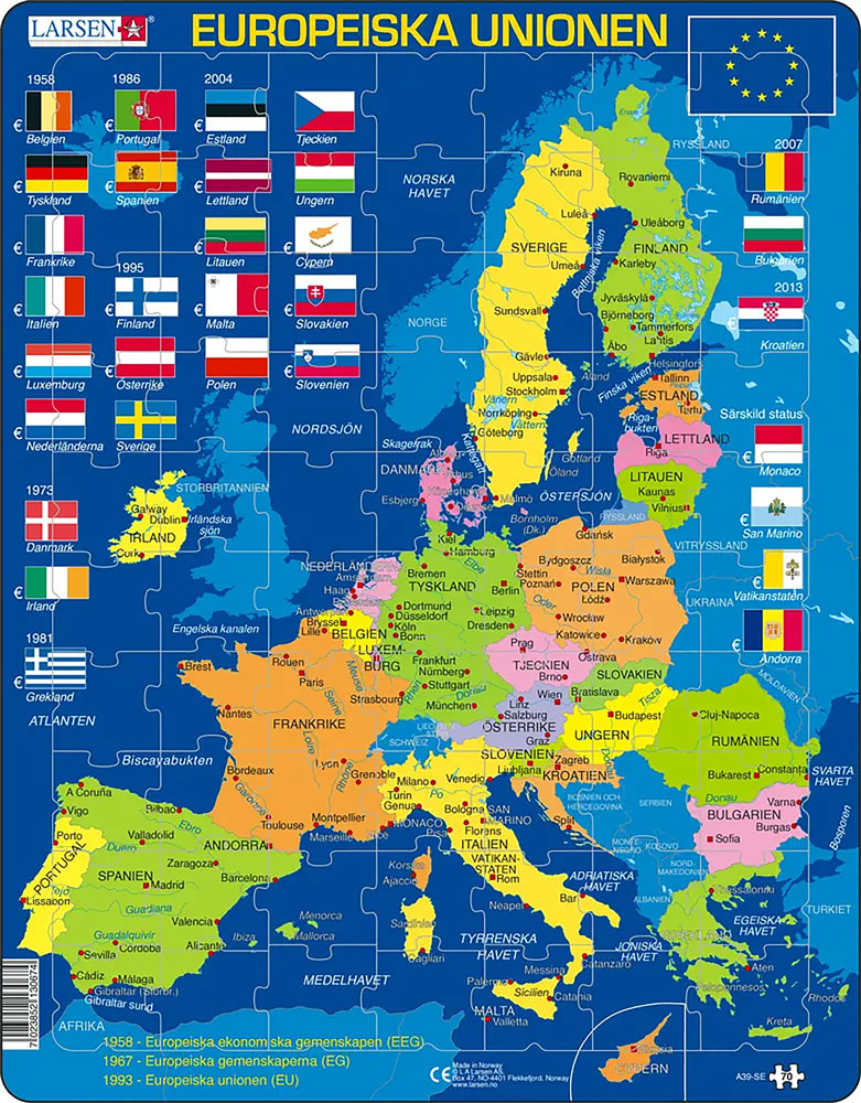Pussel Europeiska unionen