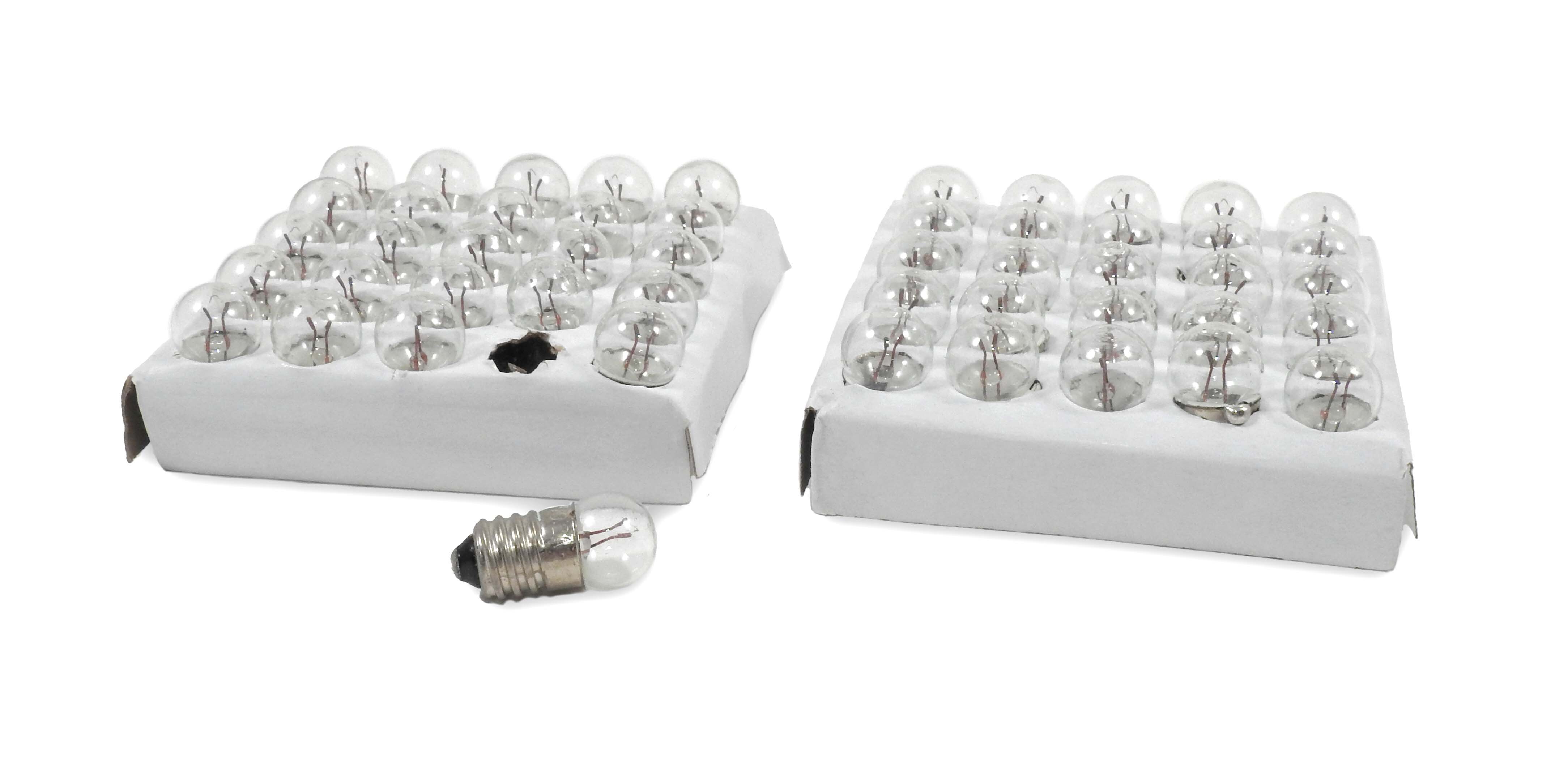 Glödlampor 3,5 volt / 50-pack