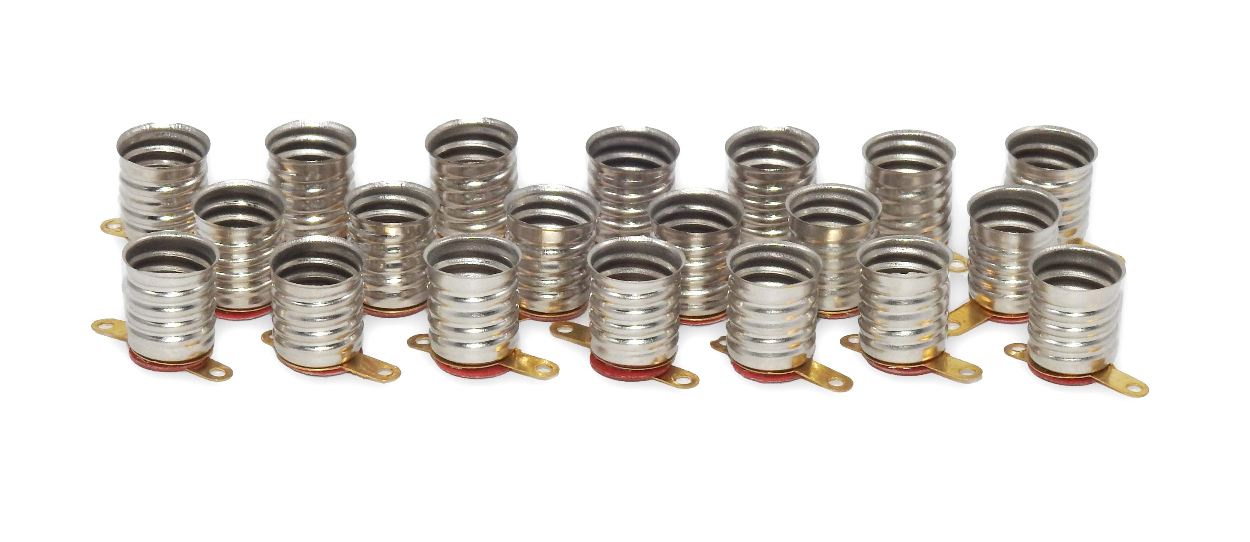 Lamphållare metall / 20-pack