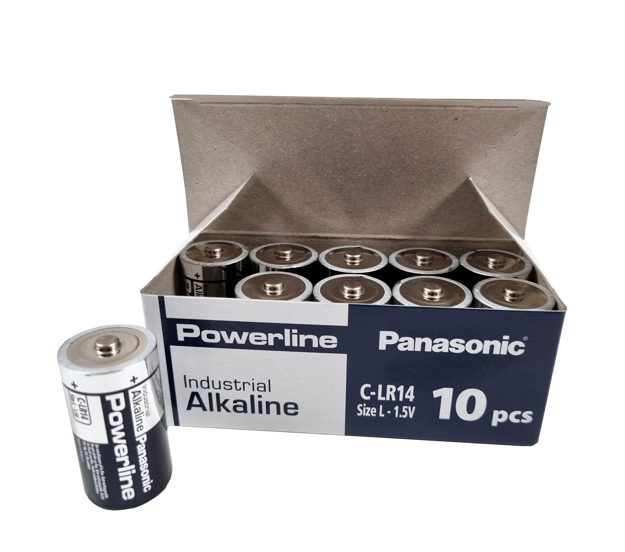 Batteri C-LR14, 1,5 V, Panasonic / 10-pack