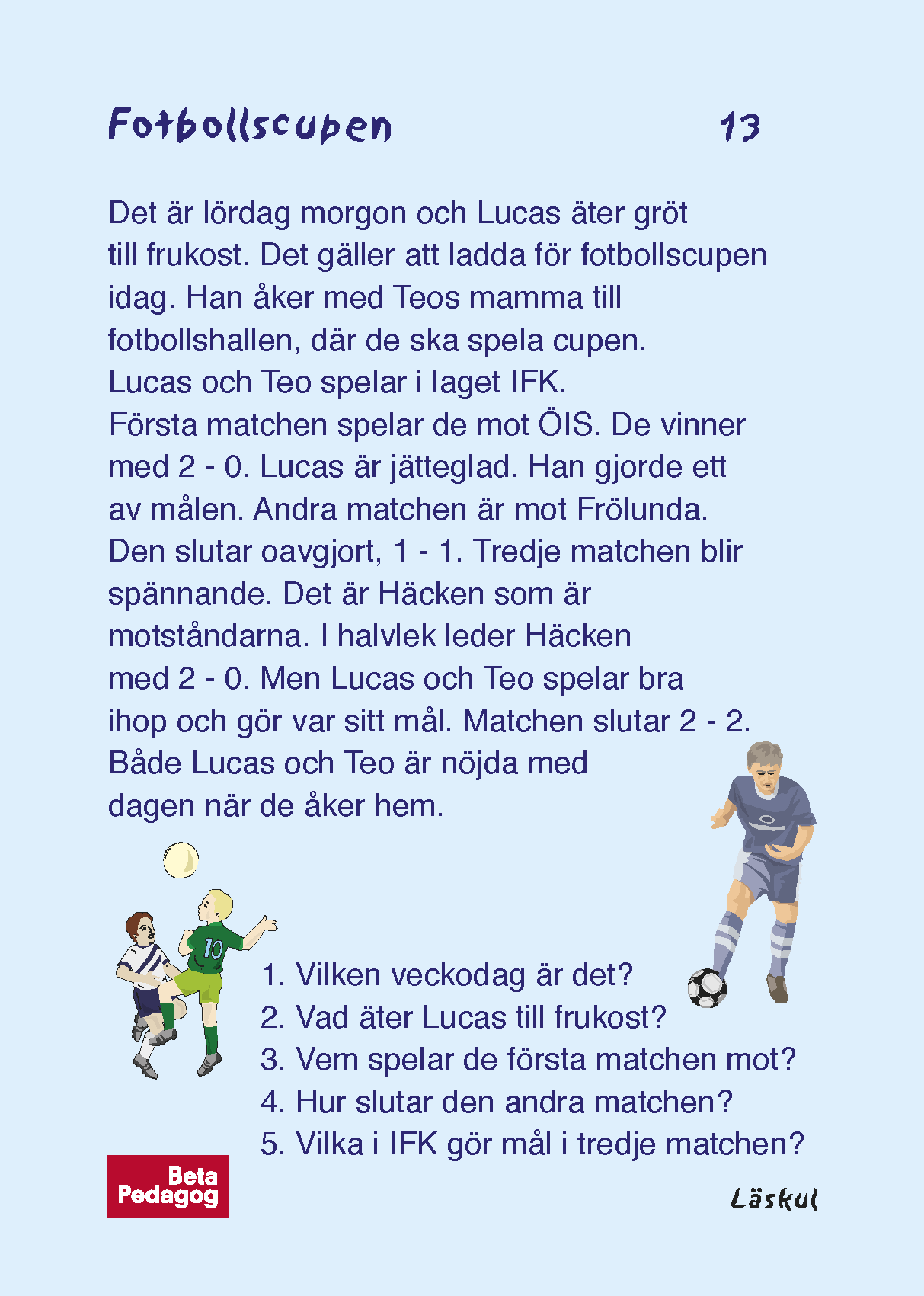 Läskul - Läsförståelse - Beta Pedagog