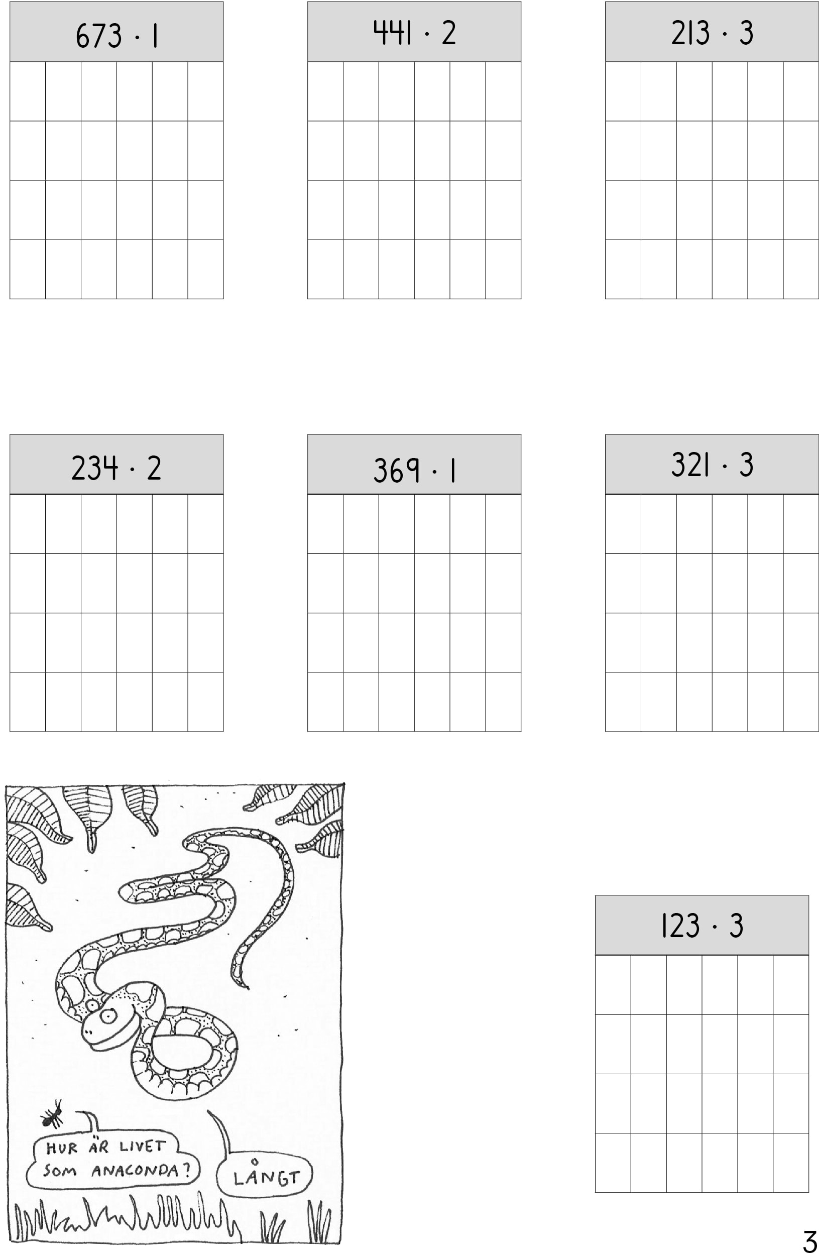Räkna med algoritmer - Multiplikation