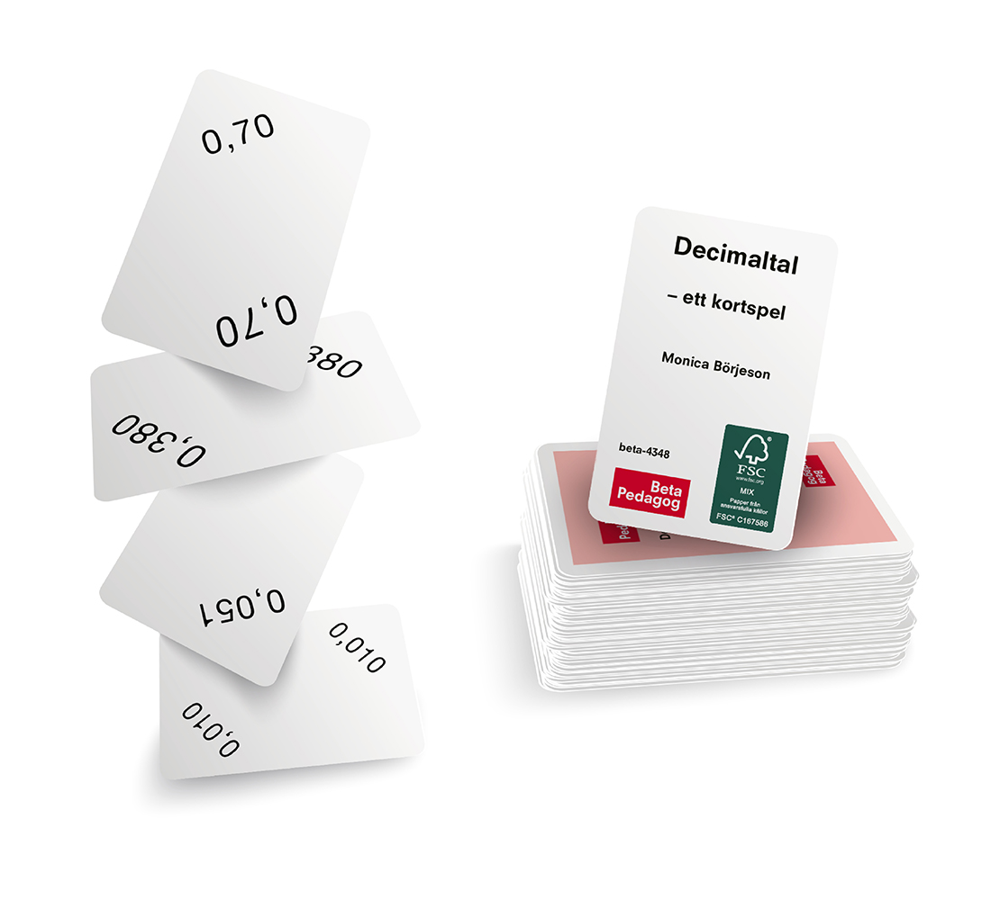 Decimaltal – ett kortspel