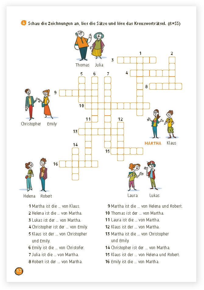 Deutsch lernen mit Spielen und Rätseln 1