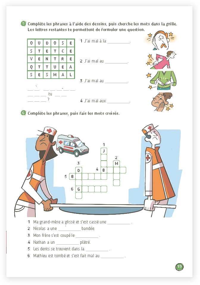 Le français avec des jeux et des activités 1