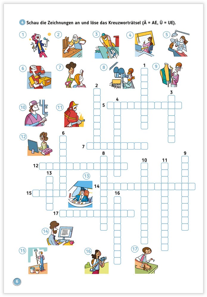 Deutsch lernen mit Spielen und Rätseln 2