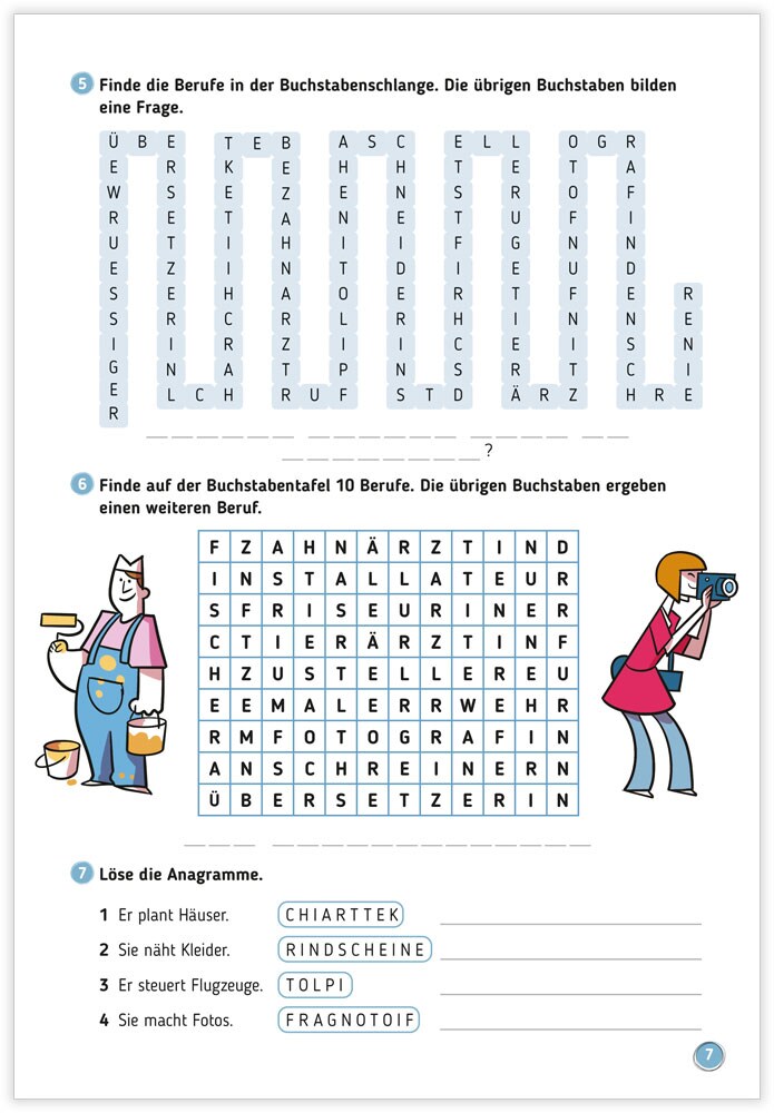 Deutsch lernen mit Spielen und Rätseln 2