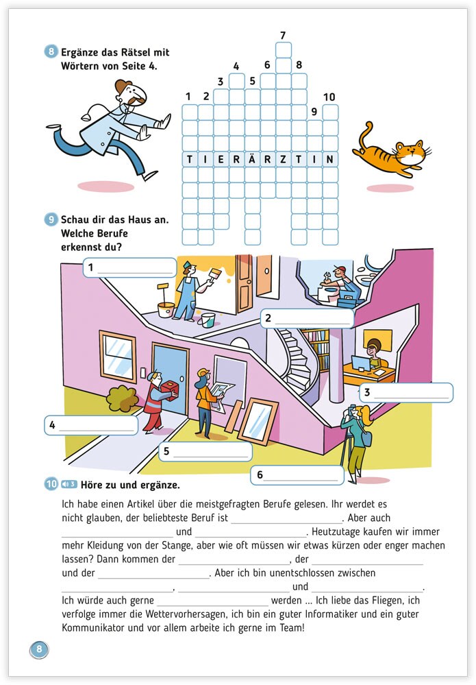 Deutsch lernen mit Spielen und Rätseln 2