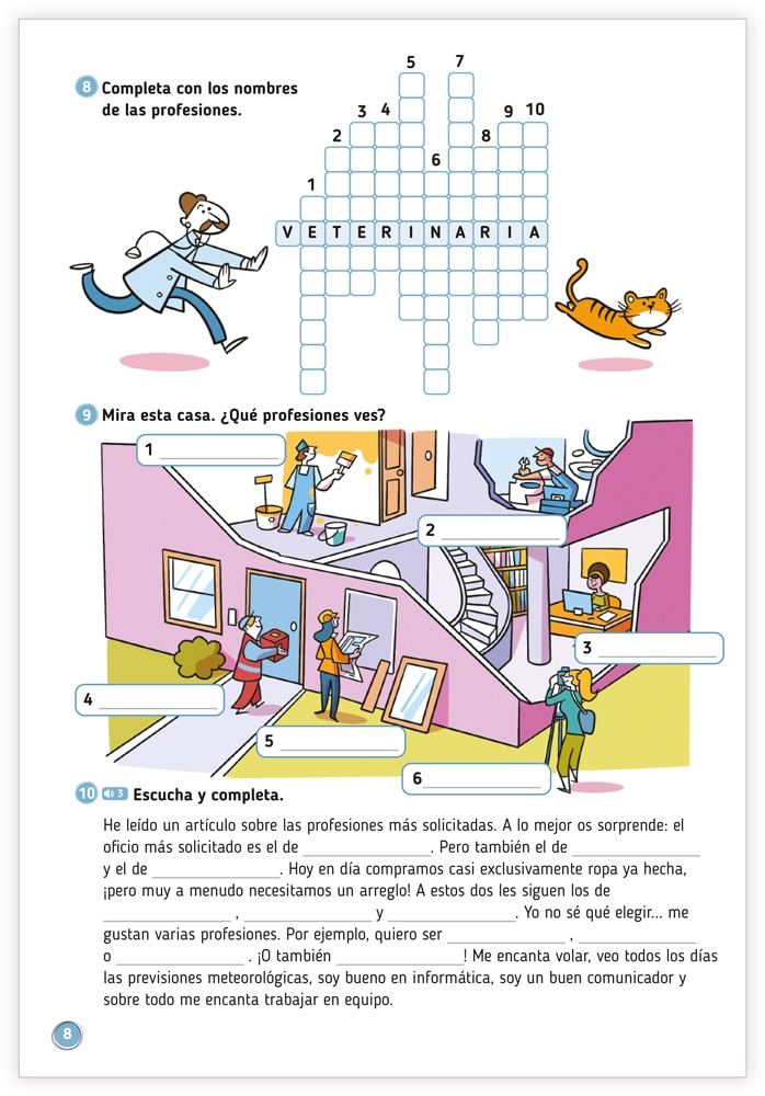 El español con juegos y actividades 2