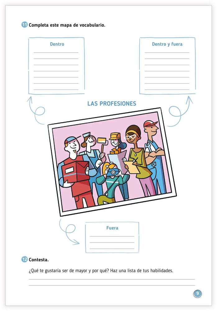 El español con juegos y actividades 2