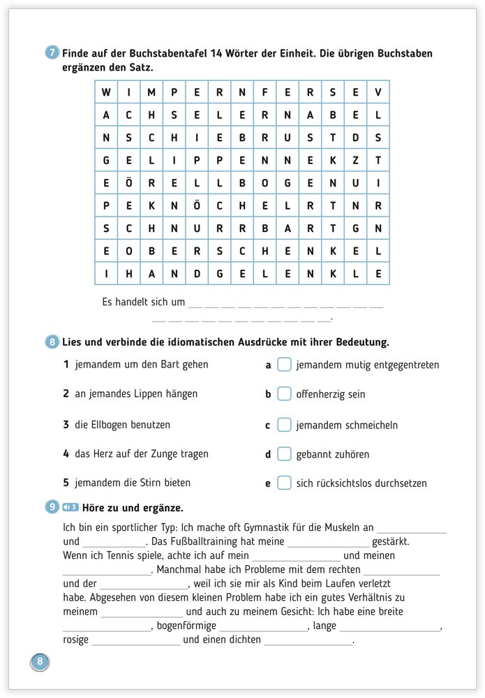 Deutsch lernen mit Spielen und Rätseln 3