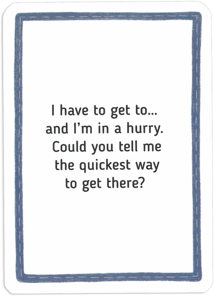 The Directions Game