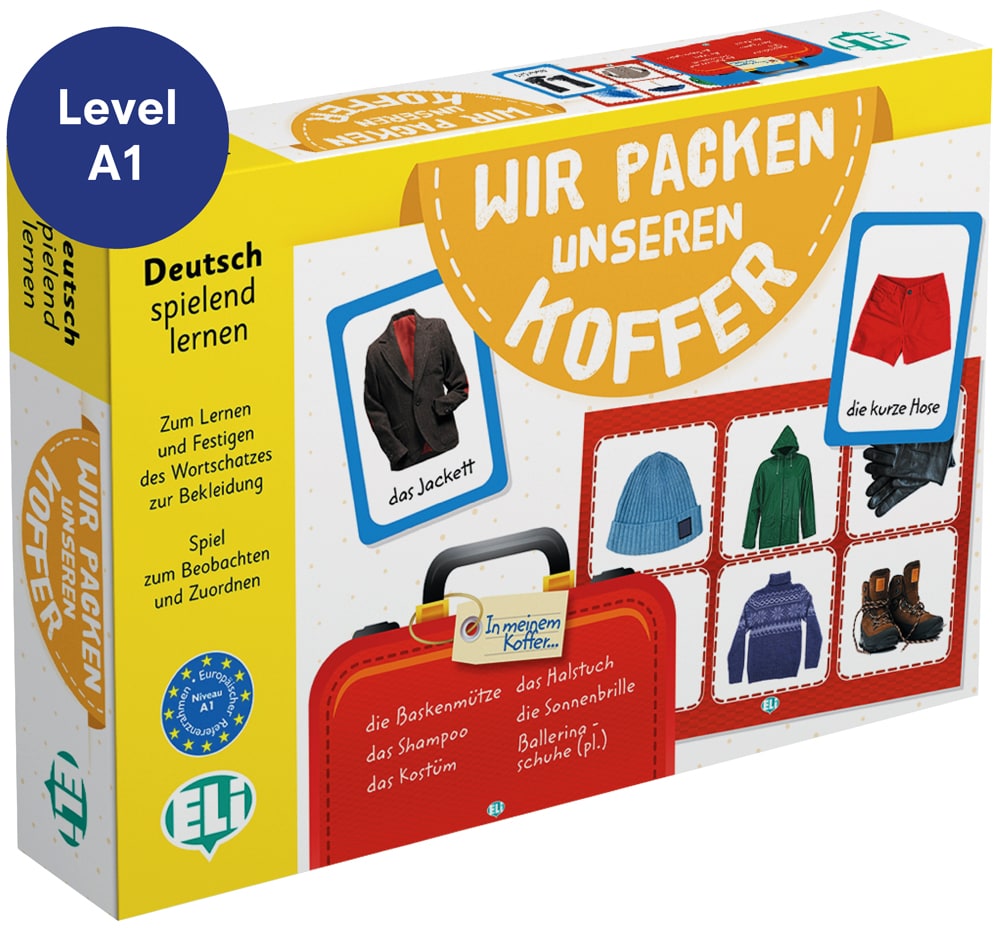 Wir packen unseren Koffer