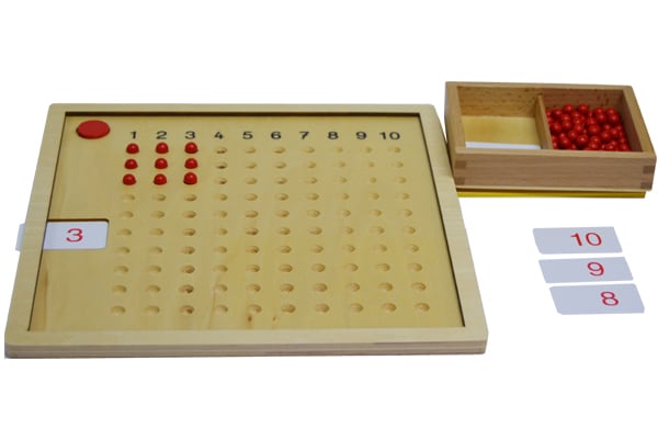 Montessori Multiplikationsbräde