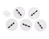 Snurra genomskinlig / 5-pack